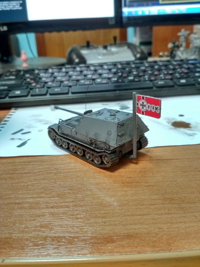 Ferdinand 1/100 Моделизм, Art of tactic, Ferdinand, Длиннопост, Zvezda