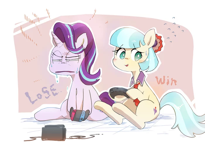 Звездосвета и Коко - My Little Pony, PonyArt, Starlight Glimmer, Coco Pommel