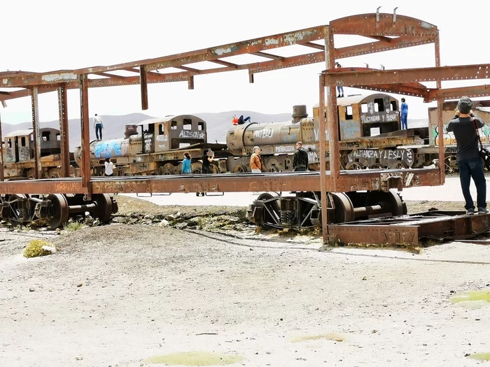 Latin American checkmark - Uyuni: cemetery of steam locomotives (03.12.2019) - My, Tourism, Travels, South America, Longpost, Series Latin American Tick 20192020