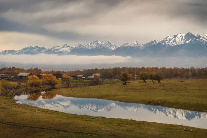 Rural sketches - Buryatia, Eastern Sayans, The mountains, Nature, Tourism, Landscape, Reflection, The photo