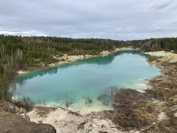 Kaolin quarry - My, Walk, Peace of mind, Longpost