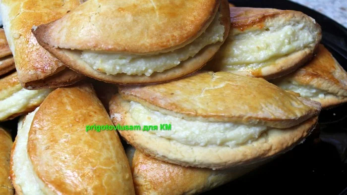 SOCHNIKI with cottage cheese - My, Juicy, Bakery products, Video, Recipe