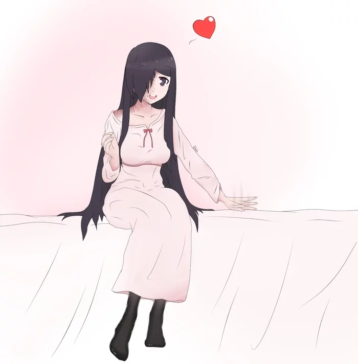 Hanako - Hanako ikezawa, Katawa shoujo, Visual novel, Art