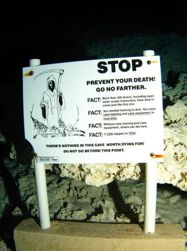 Cave diving - Diving, Caves, Speleology, Danger, Warning, Safety, Safety engineering, Translation, Translated by myself, Longpost