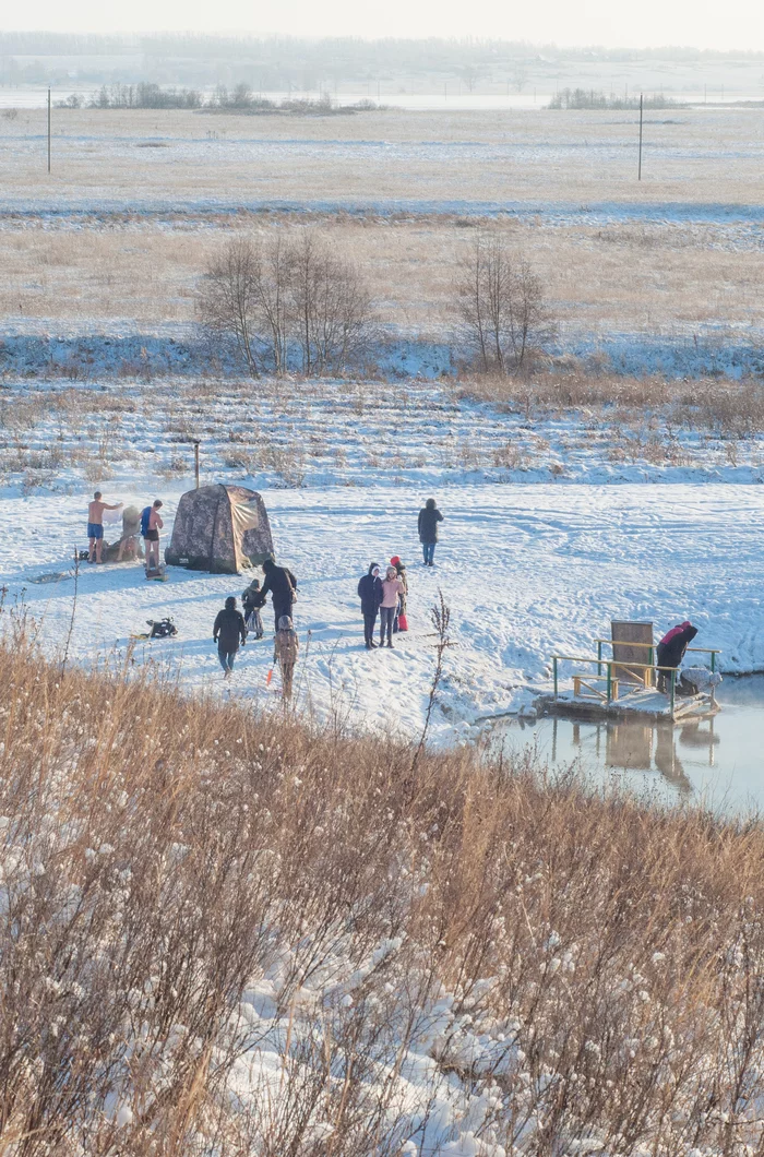 Photo in winter - My, Russia, Lake