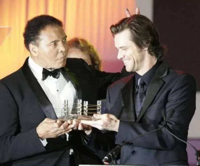 Muhammad Ali and Jim Carrey - Mohammed Ali, Jim carrey, Boxer, Actors and actresses, Boxing, Celebrities