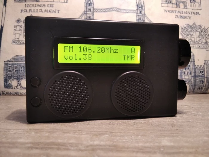 Radio receiver based on digital radio chip and PIC controller - My, Radio, Controller, Images, Chip, Video, Longpost, Needlework with process, Electronics, Series PIC