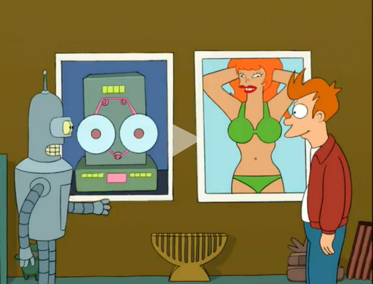 I would be grateful for the opportunity to find out what kind of music plays in Futurama S01P3 - Futurama, Fallout