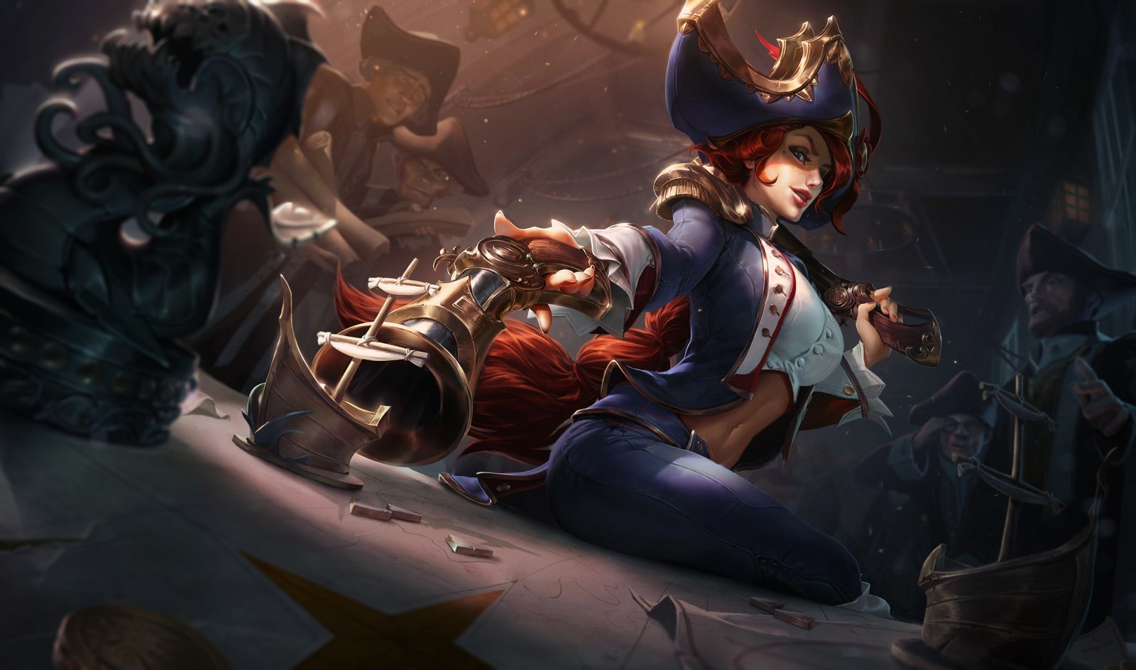 Updated Miss Fortune Splash Art - League of legends, Splash Art, Miss fortune, Longpost, Art