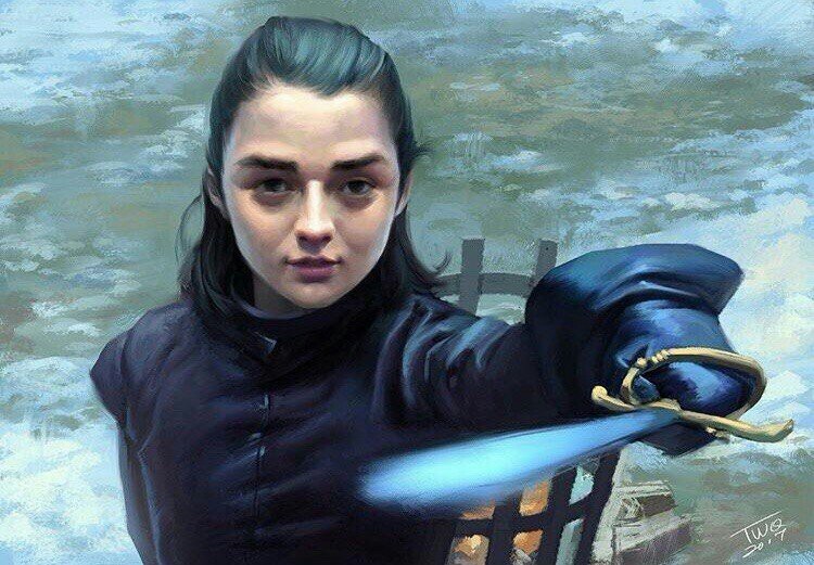 Arya stark - Game of Thrones, Arya stark, Art