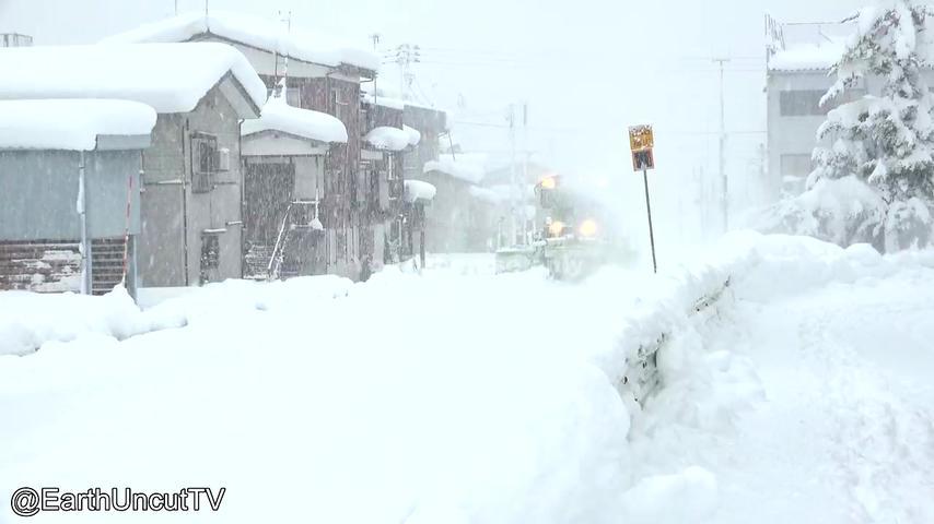 Japan covered in snow - Japan, Weather, Snow, Video