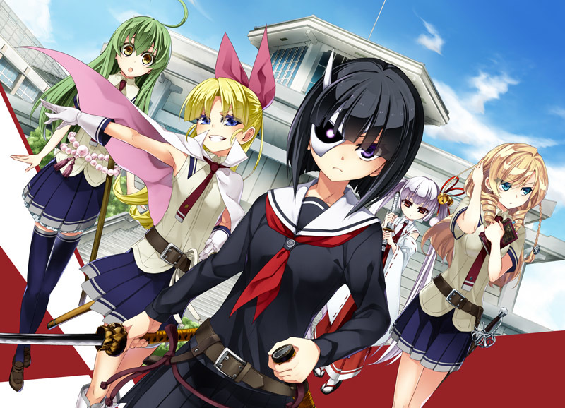 Busou Shoujo Machiavellianism [2] - , Anime art, Anime, Longpost