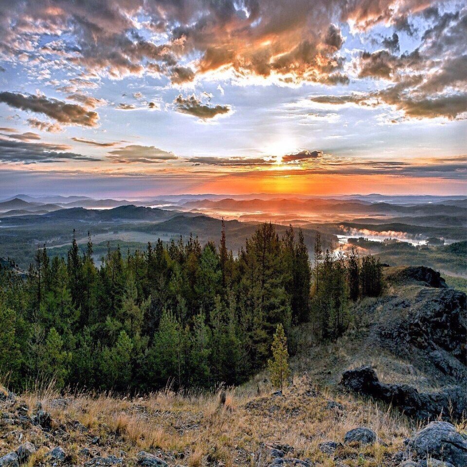 Ural Mountains, sources of the Miass River - beauty, Nature