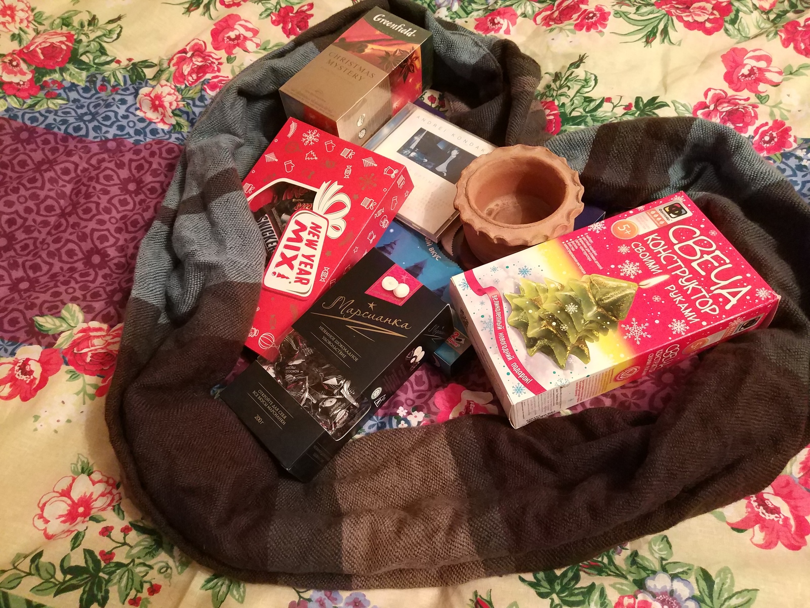 New Year's gifts from Sverdlovsk to Leningrad - My, Gift exchange, With your own hands, cat, Longpost