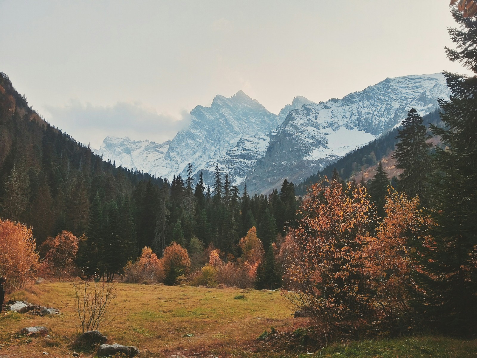 Autumn Dombai - My, Dombay, Nature, The nature of Russia, Travels, Longpost