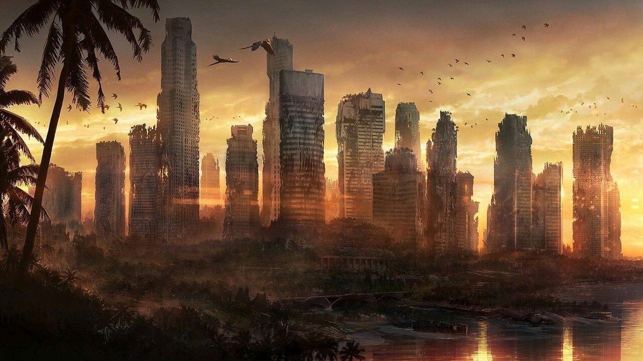 Atmospheric post-apocalyptic landscapes - Images, Landscape, Apocalypse, Longpost