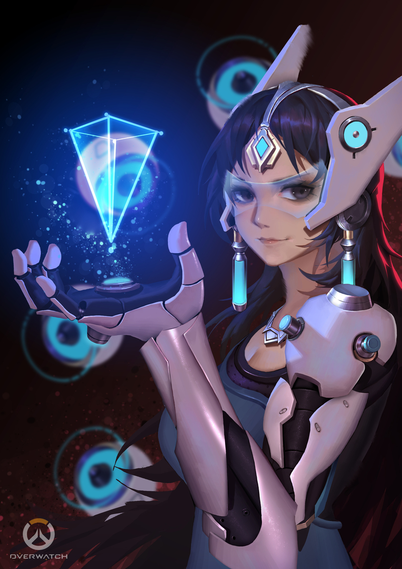 Simka - Overwatch, Symmetra, Art