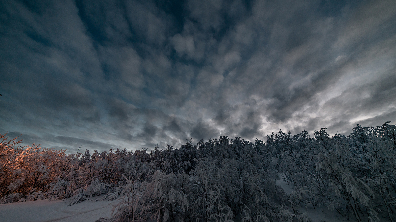 Winter in the polar night - My, Kirovsk, Khibiny, Winter, The mountains, polar night, Murmansk, Longpost