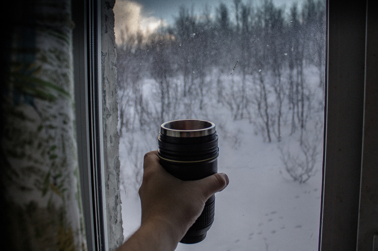 Winter in the polar night - My, Kirovsk, Khibiny, Winter, The mountains, polar night, Murmansk, Longpost