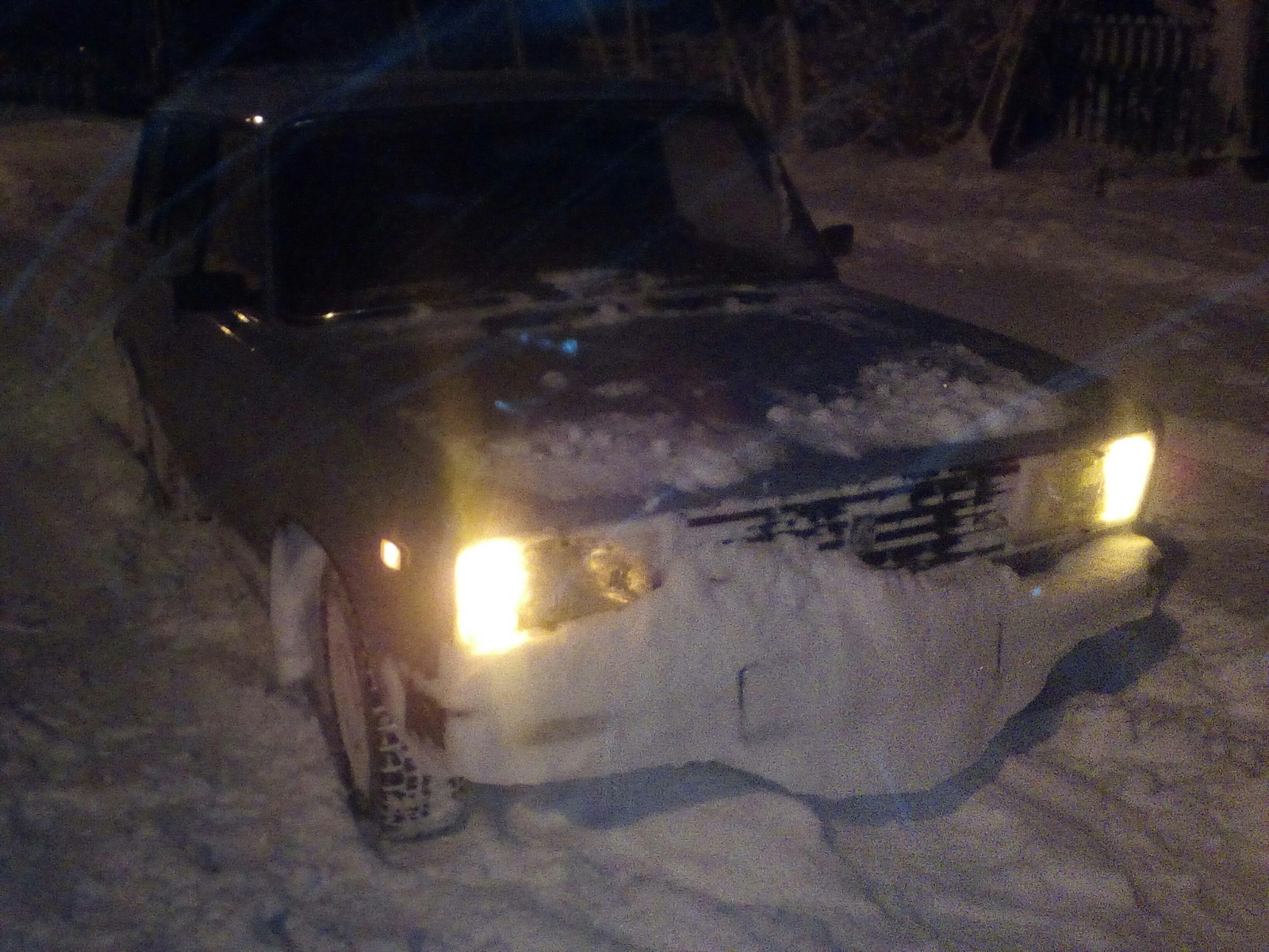 Here comes the winter - My, Winter, AvtoVAZ, Snow