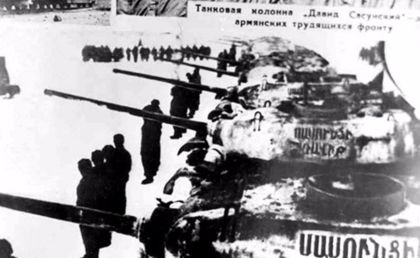 Tank column David of Sasun - My, Tanks, The Great Patriotic War, Armenians, Red Army, Story, Longpost