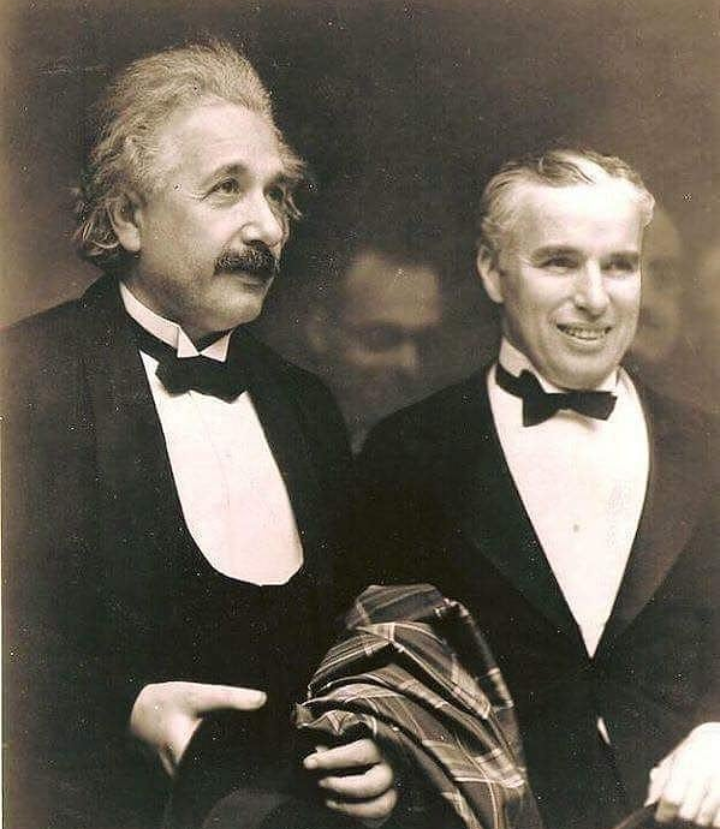 Albert Einstein and Charlie Chaplin - Charlie Chaplin, Albert Einstein, Delight