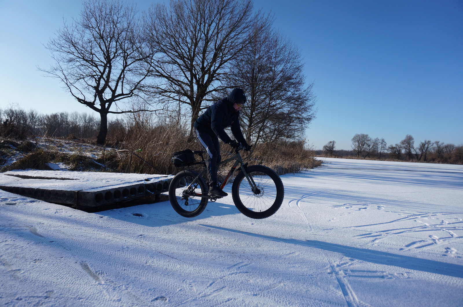 The bike ride is otTEA)) in 15 degree frost. VeloLiski - My, Bikes, Veloliski, A bike, Bike ride, Winter, freezing, The sun, The photo, Longpost