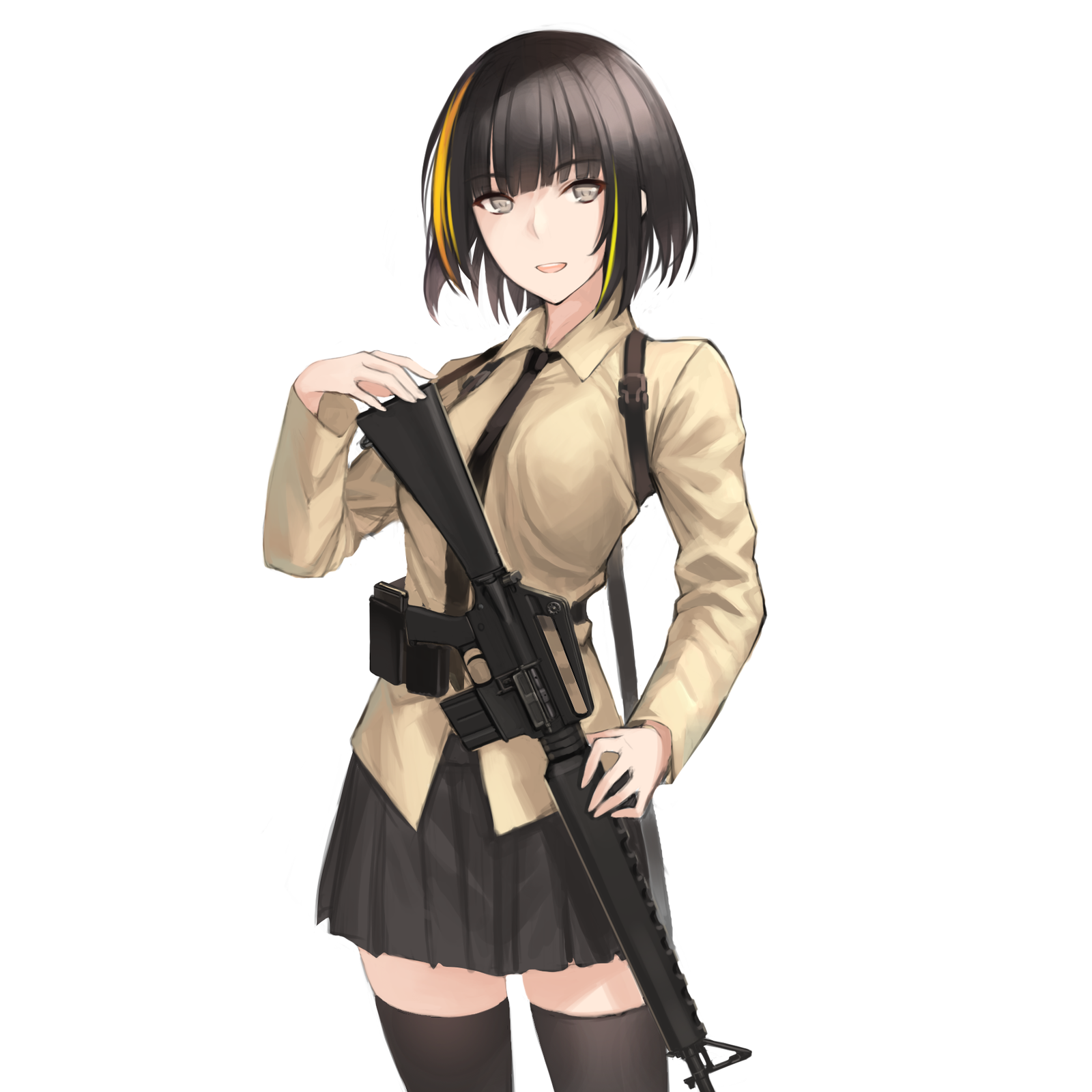 M16A1 (Girls' Frontline) - Anime, Art, Anime art, Girls frontline, M16a1