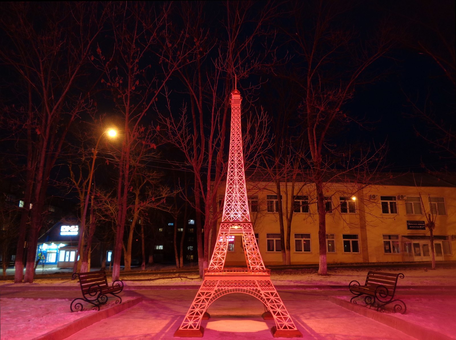 Small, but its own - My, Artem, Eiffel Tower, Primorsky Krai, Winter, Longpost