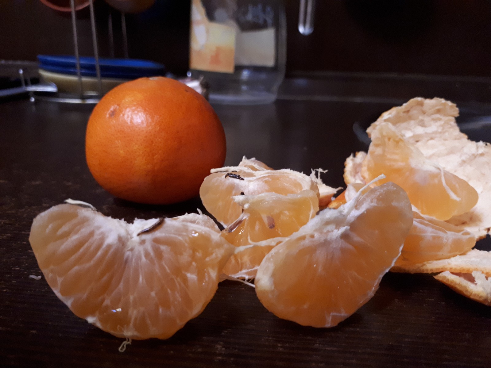 Tangerines a little with worms - My, Tangerines, Pyaterochka, Longpost