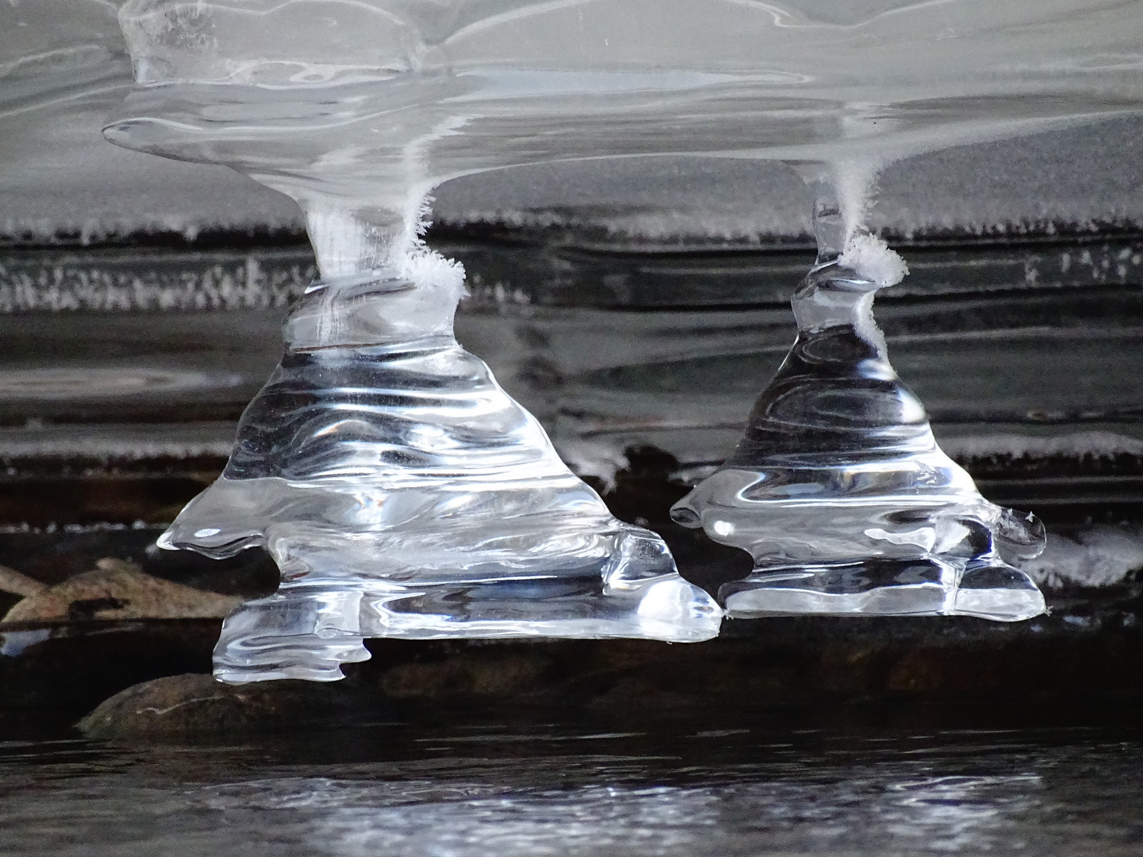 The Art of Mother Winter, on the Razdolnaya River - part 6 - My, Дальний Восток, Primorsky Krai, Oktyabrsky District, Razdolnaya River, Ice, Funny, Longpost