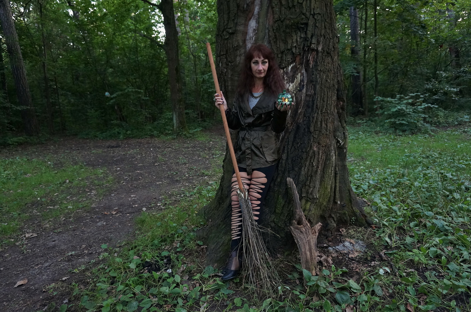 Witch 1 (on broomstick) Erotic by Natella Dabce - My, Witches, Koptevo, Nature, Timiryazevsky park, Erotic, Longpost