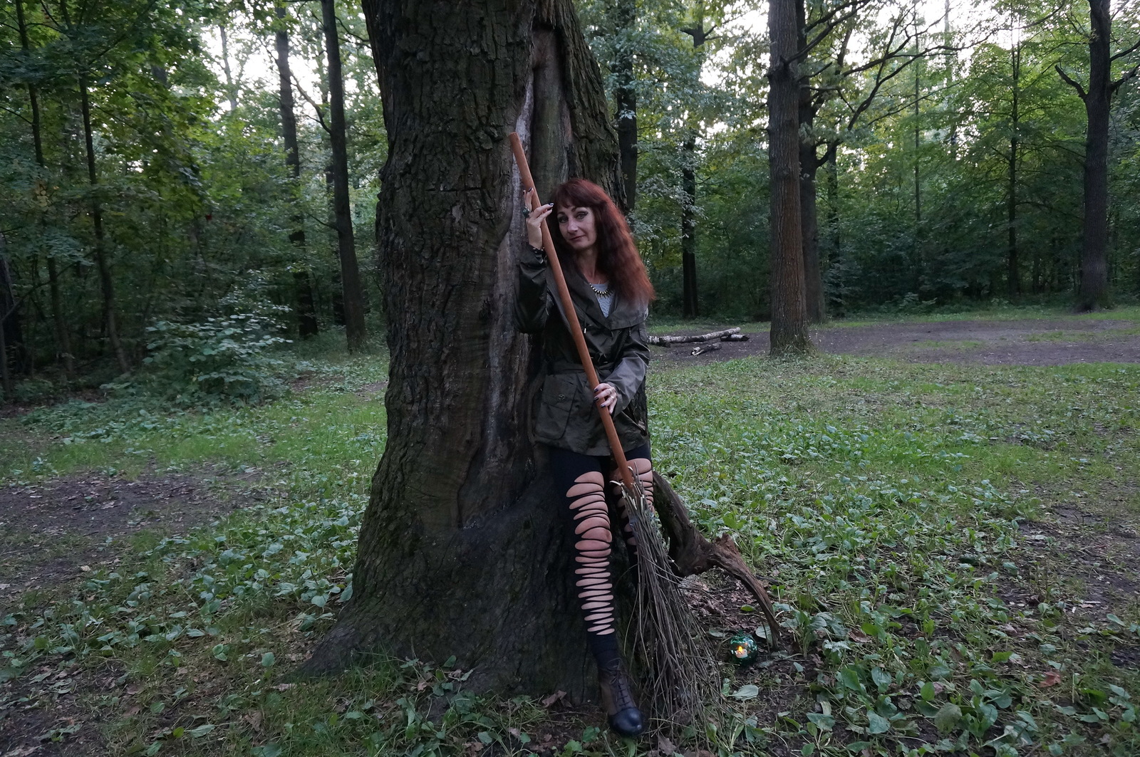 Witch 1 (on broomstick) Erotic by Natella Dabce - My, Witches, Koptevo, Nature, Timiryazevsky park, Erotic, Longpost