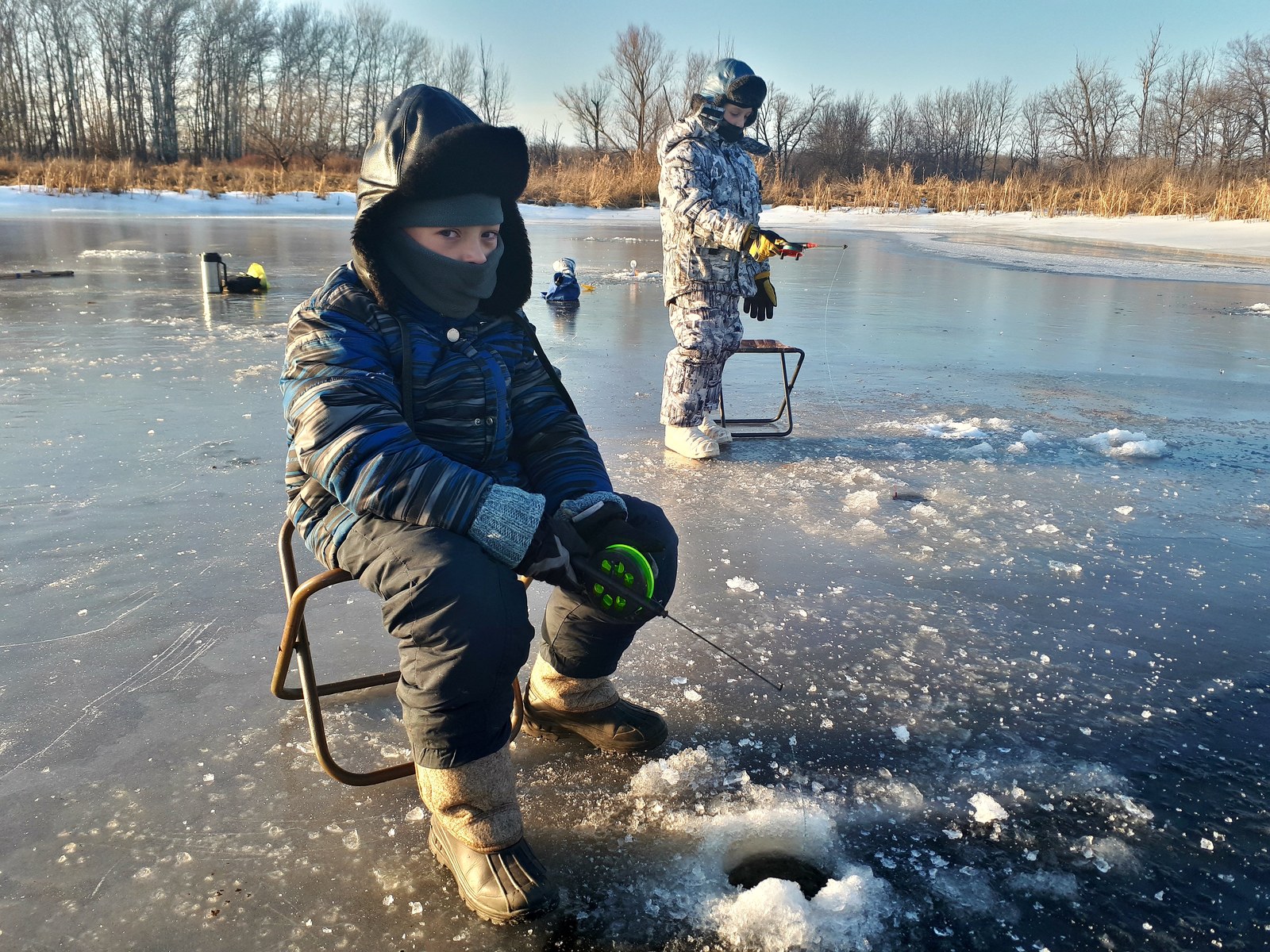 Features of New Year's fishing 2018 - My, Volga, Saratov, A fish, January, Longpost, Volga river, Fishing