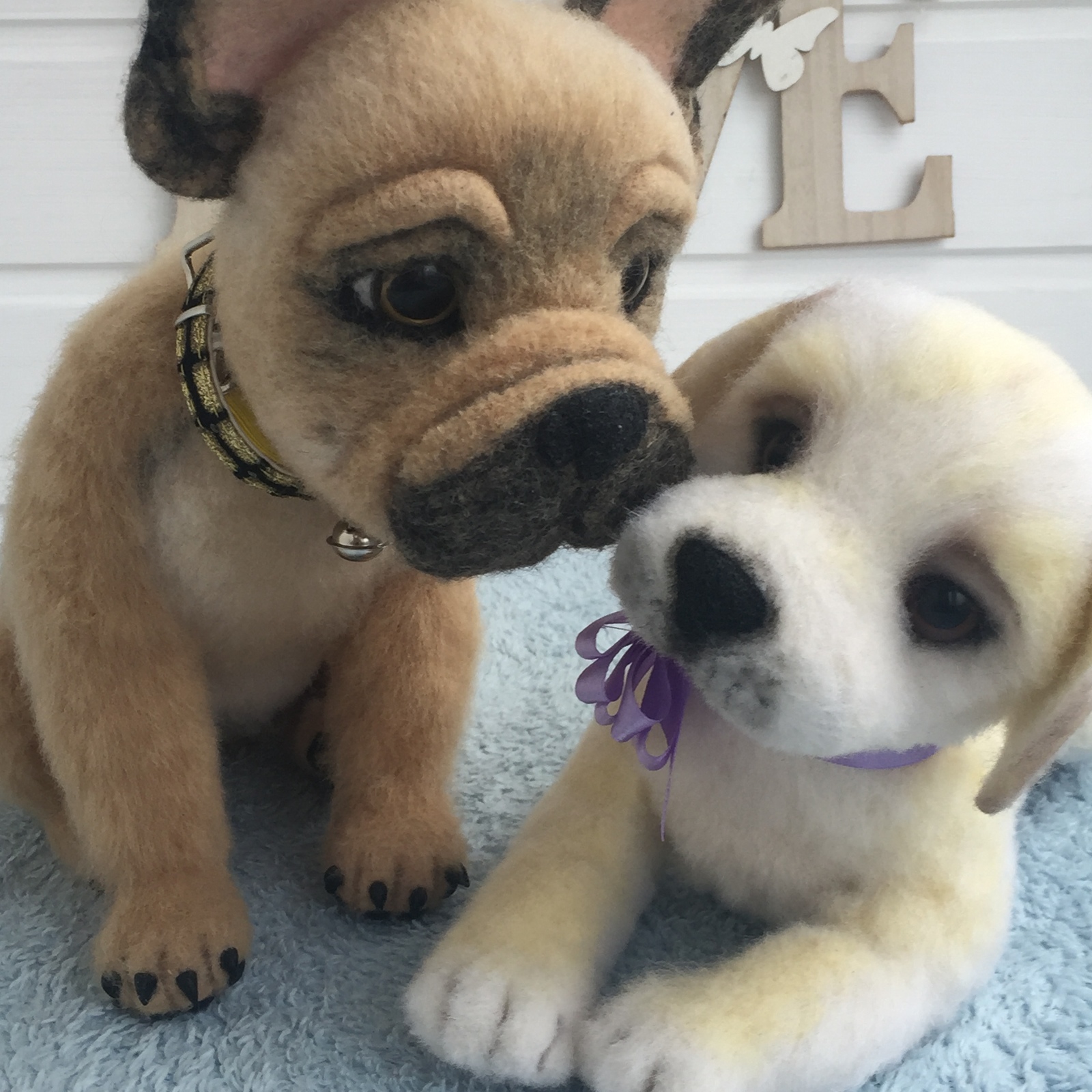 Friendship is the miracle! - My, Puppies, Dry felting, Wallow, Author's toy, Children, Hobby, Creation, friendship, Longpost