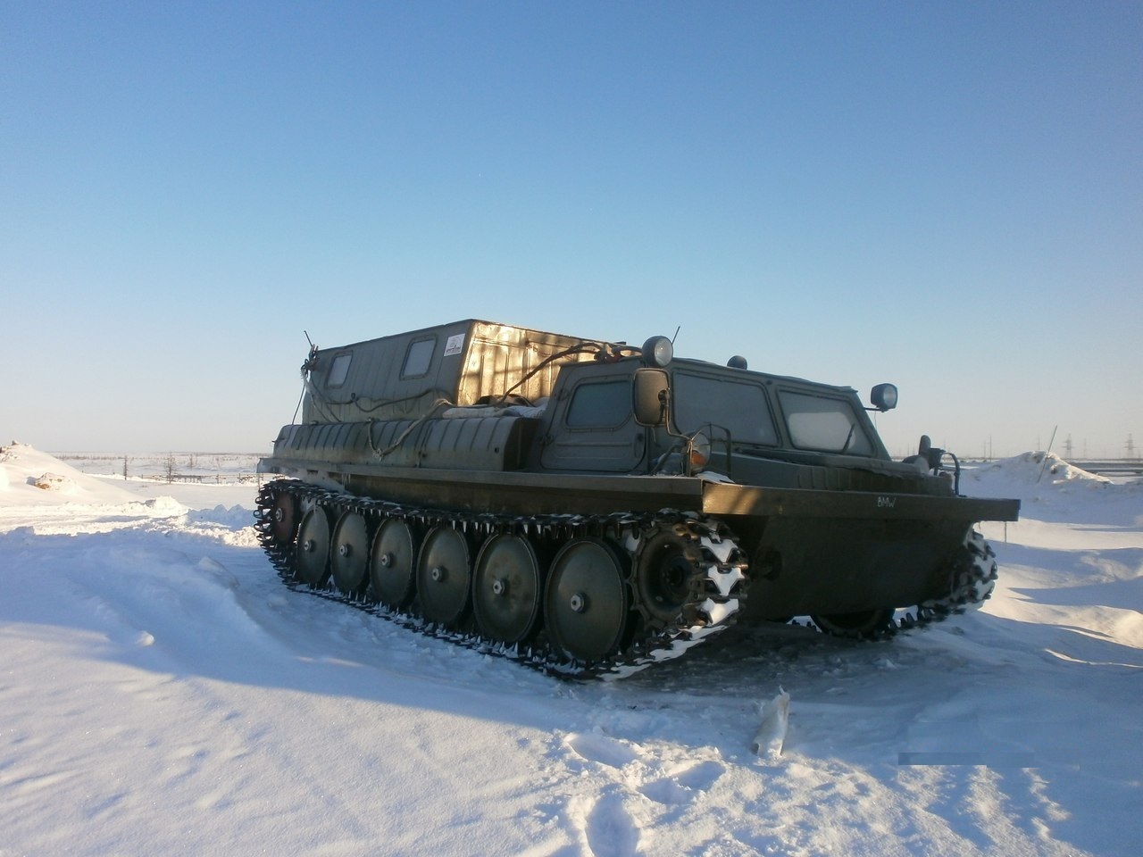 ATVs at the Vankor oil and gas field. - My, All-terrain vehicle, Tundra, Watch, Vankor, North, Longpost, My