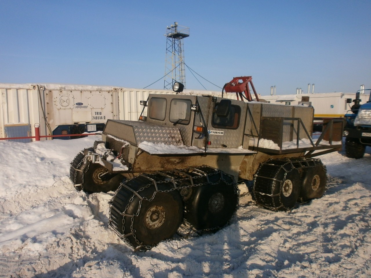 ATVs at the Vankor oil and gas field. - My, All-terrain vehicle, Tundra, Watch, Vankor, North, Longpost, My