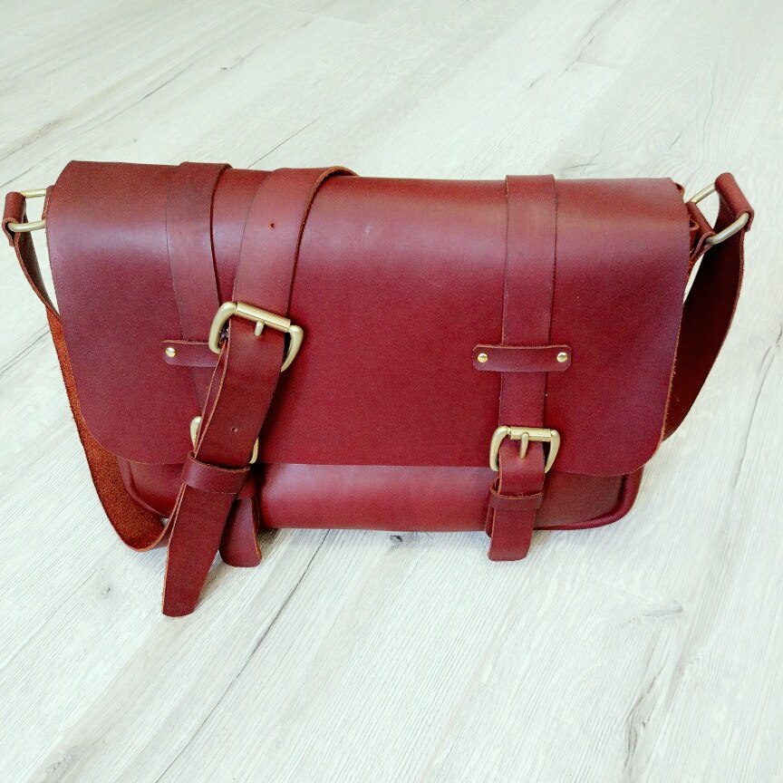 First bag - My, Leather, Good quality, Longpost