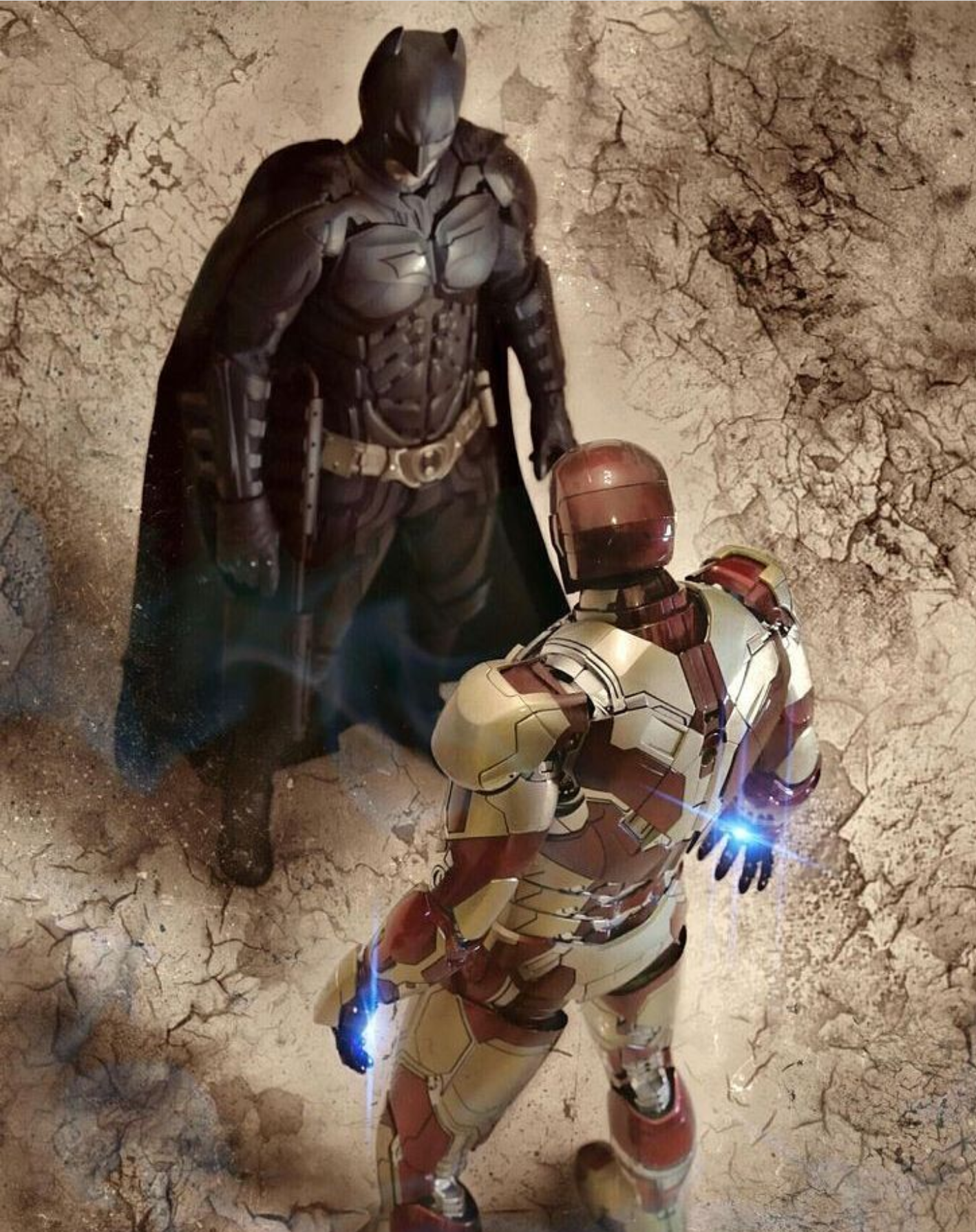 Batman and Iron Man - Batman, iron Man