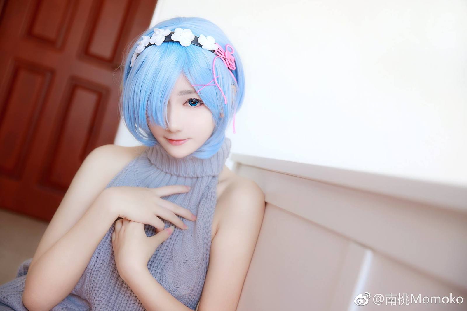 ReZero - Rem - Cosplay, Anime, Rem, Re: Zero Kara, Virgin killer sweater, Longpost, Rem (Re: Zero Kara)