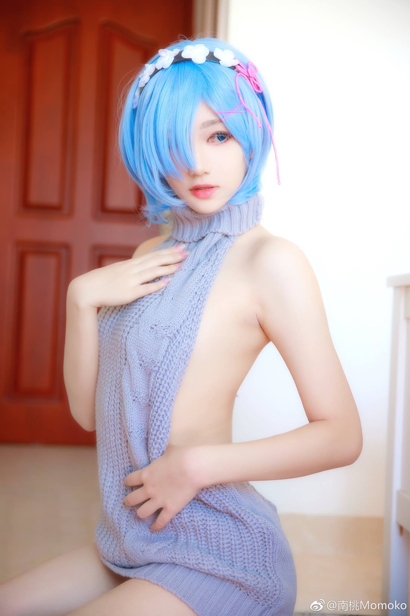 ReZero - Rem - Cosplay, Anime, Rem, Re: Zero Kara, Virgin killer sweater, Longpost, Rem (Re: Zero Kara)