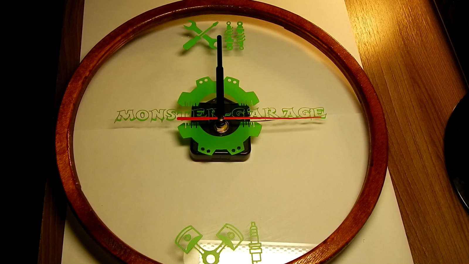 Workshop LED clock + video - My, With your own hands, Clock, Do it yourself, Video, Longpost