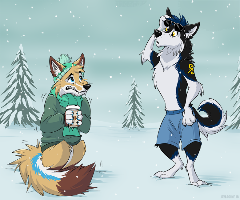 You're cold? - , Furry, Wolf