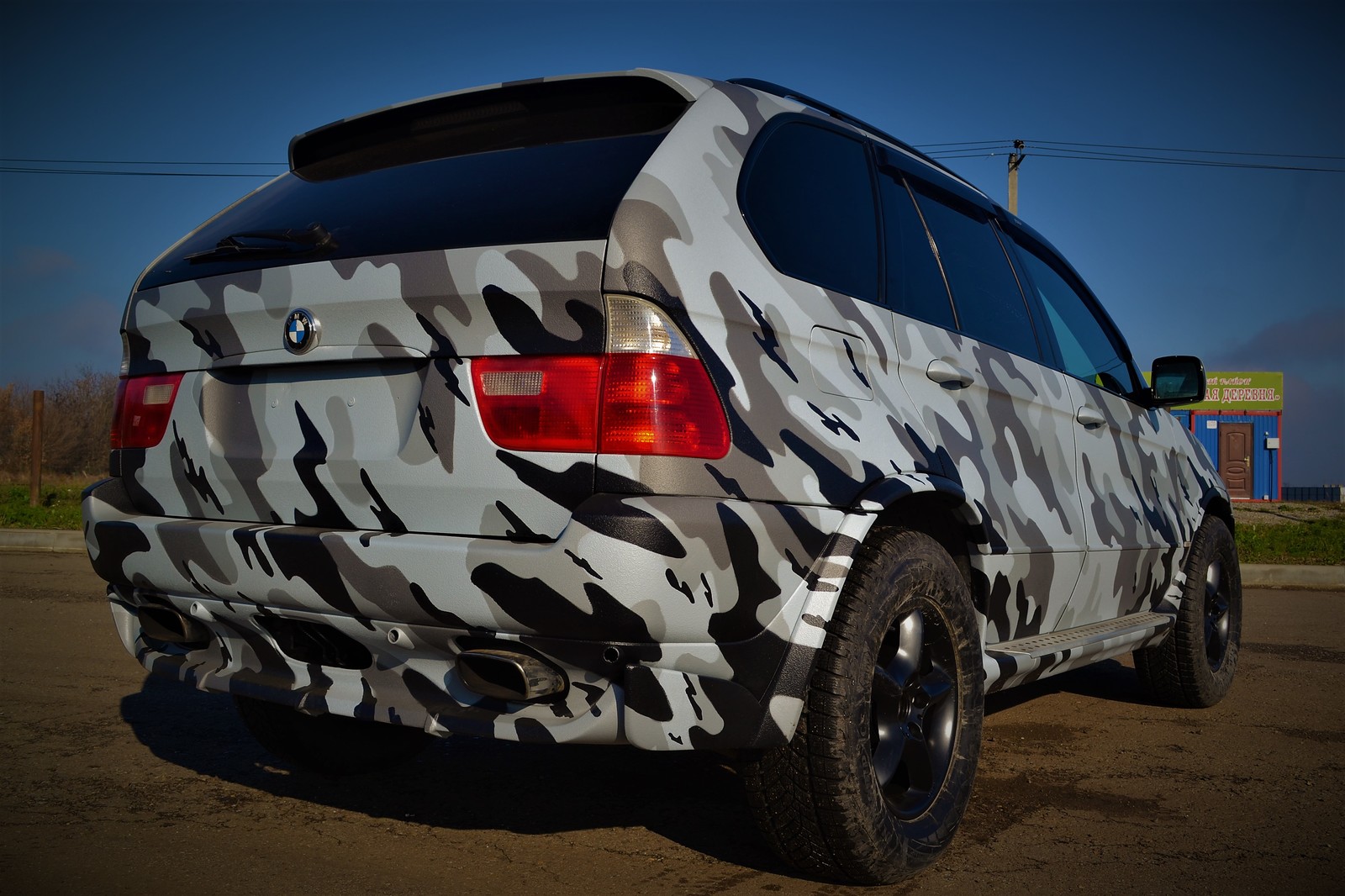 BMW X5 Raptor Camouflage - My, Raptor, Camouflage, Longpost, Auto