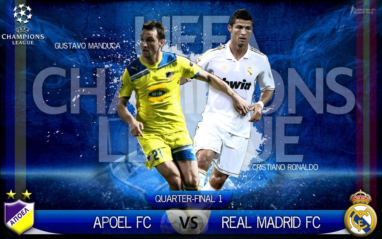 Great Cyprus Football Crusade or APOEL - 2011/12. - My, Football, , Champions League, Cyprus, real Madrid, Video, Longpost