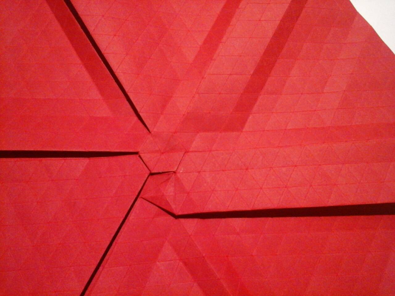 Newly folded - My, , Origami, tessellation, Geometry, Longpost