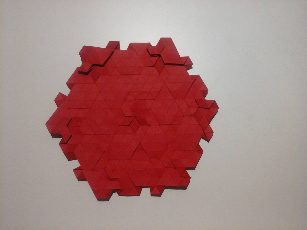 Newly folded - My, , Origami, tessellation, Geometry, Longpost