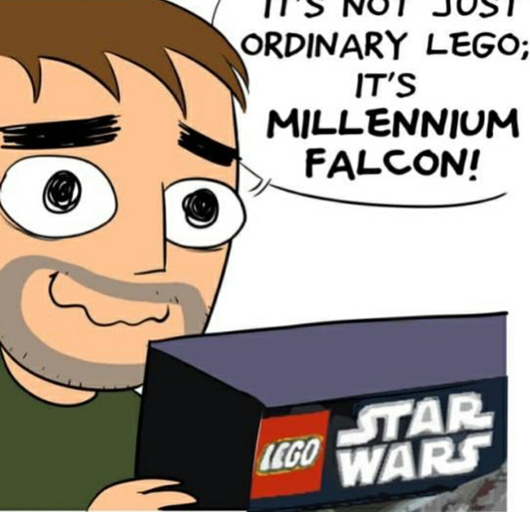 Millennium falcon - Lego, Lego star wars, Millennium falcon, Comics, Longpost