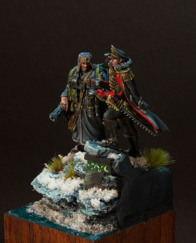 Caiaphas Cain and Jurgen - Warhammer 40k, Wh miniatures, , Modeling, Miniature, Longpost