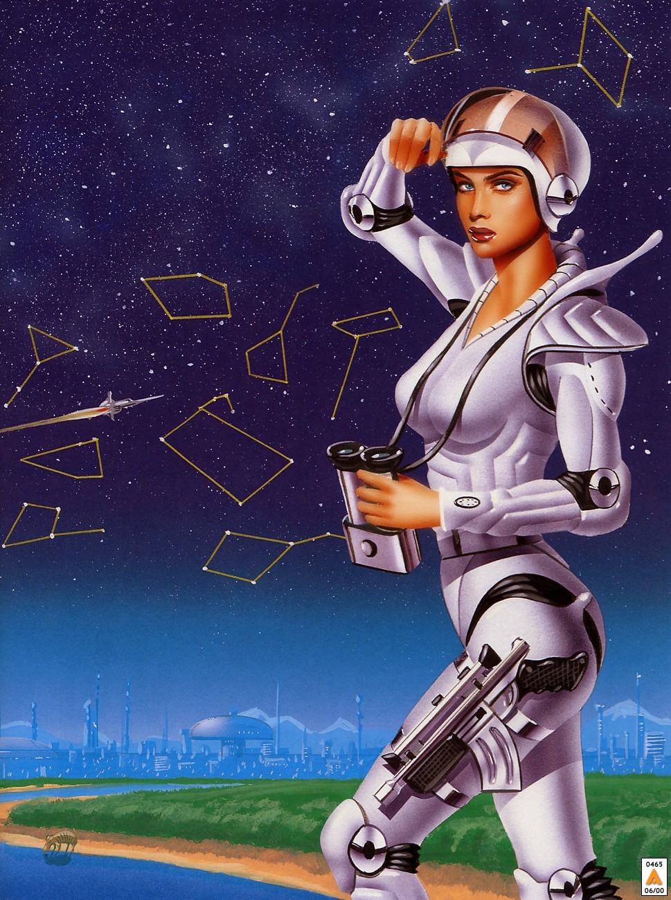 Retrofuturism girls - , Art, Longpost